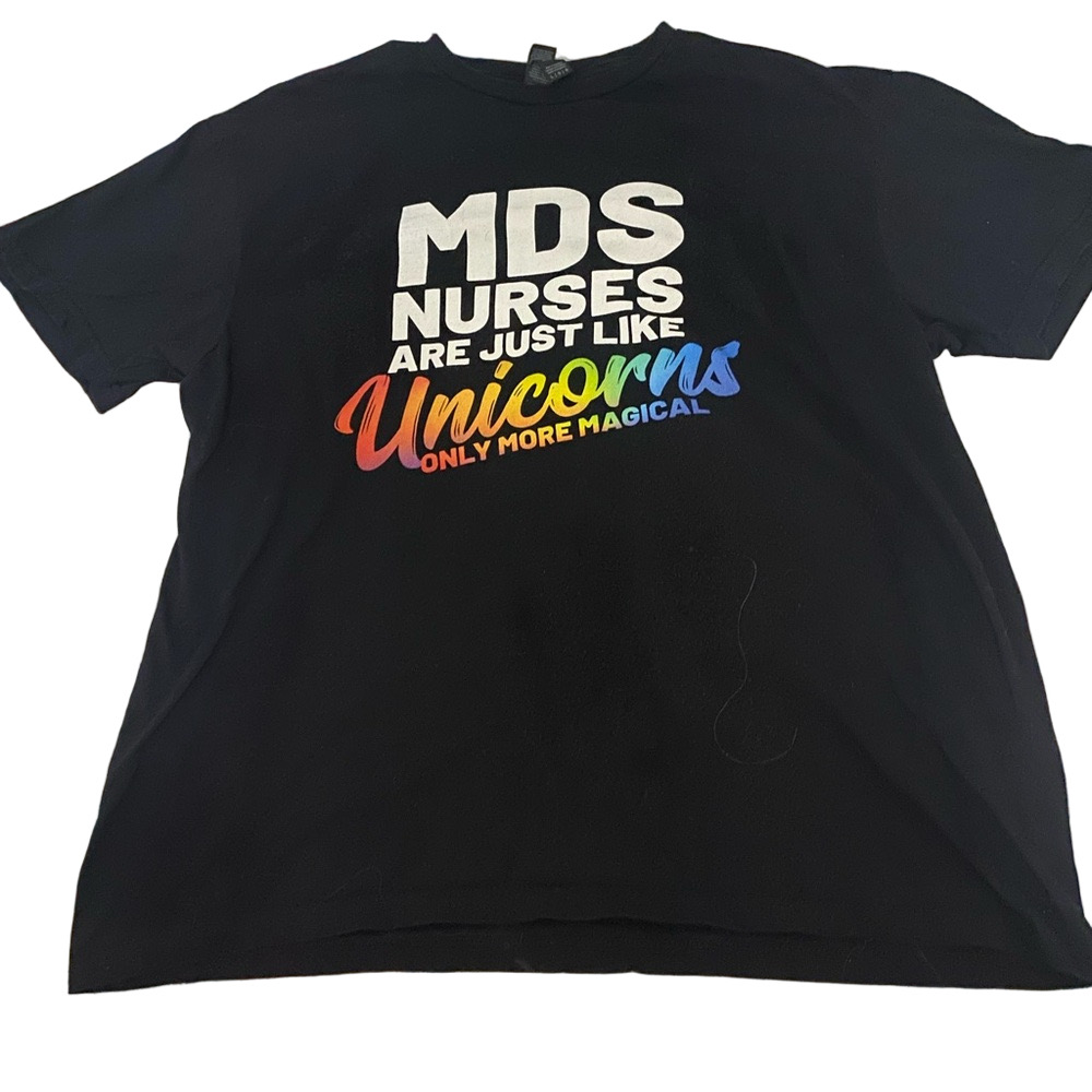 Gildan Black Softstyle T-Shirt for MDS nurses!
